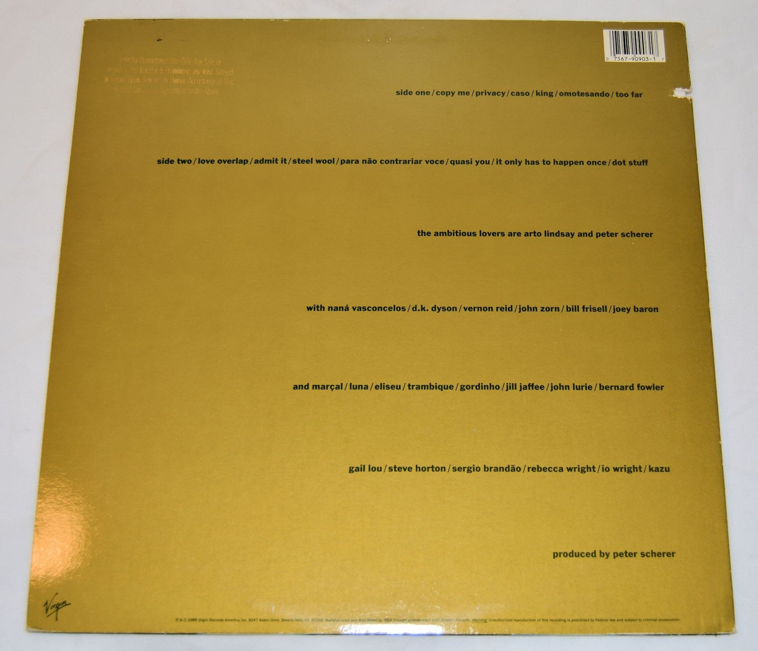 Ambitious Lovers - Greed