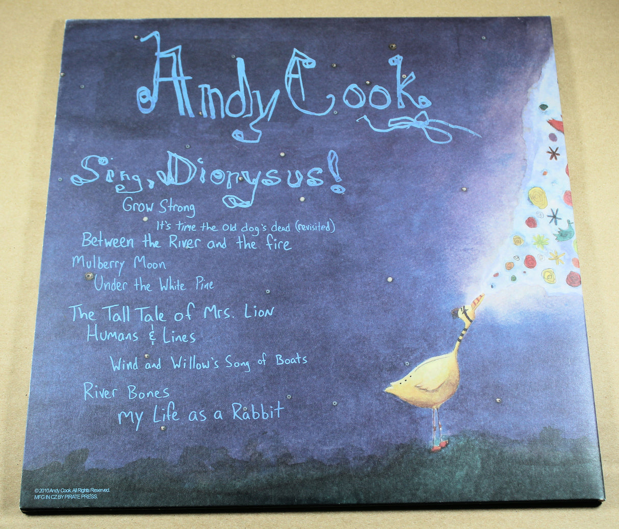 Cook, Andy - Sing, Dionysus!