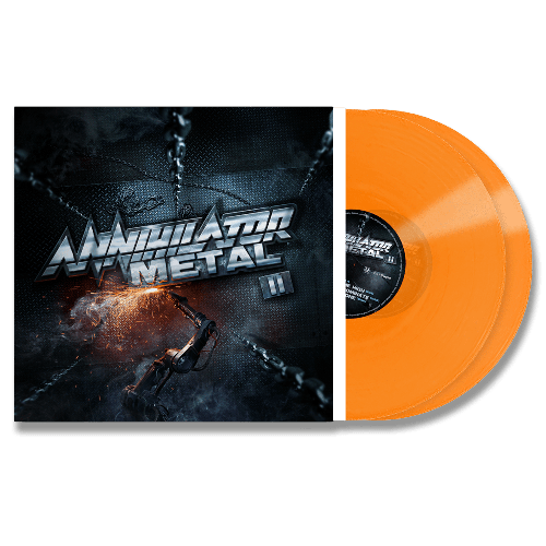 Album cover for 'Annihilator Metal III' with metallic text and welding effects on a dark background.
