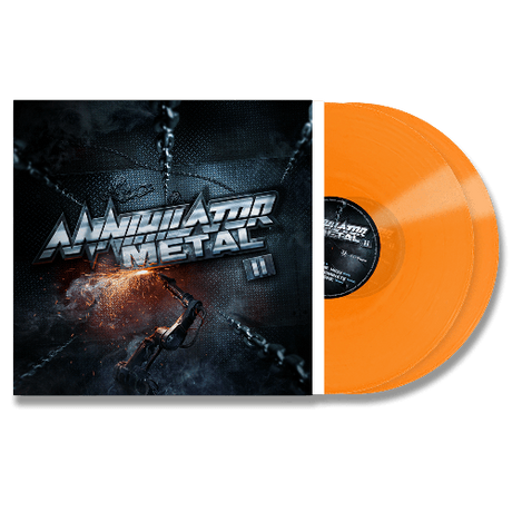 Album cover for 'Annihilator Metal III' with metallic text and welding effects on a dark background.