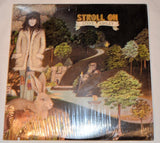 Vinyl record album cover for the artist Ashley, Steve, featuring a stylized image with a rabbit, trees, water, and a seated figure.