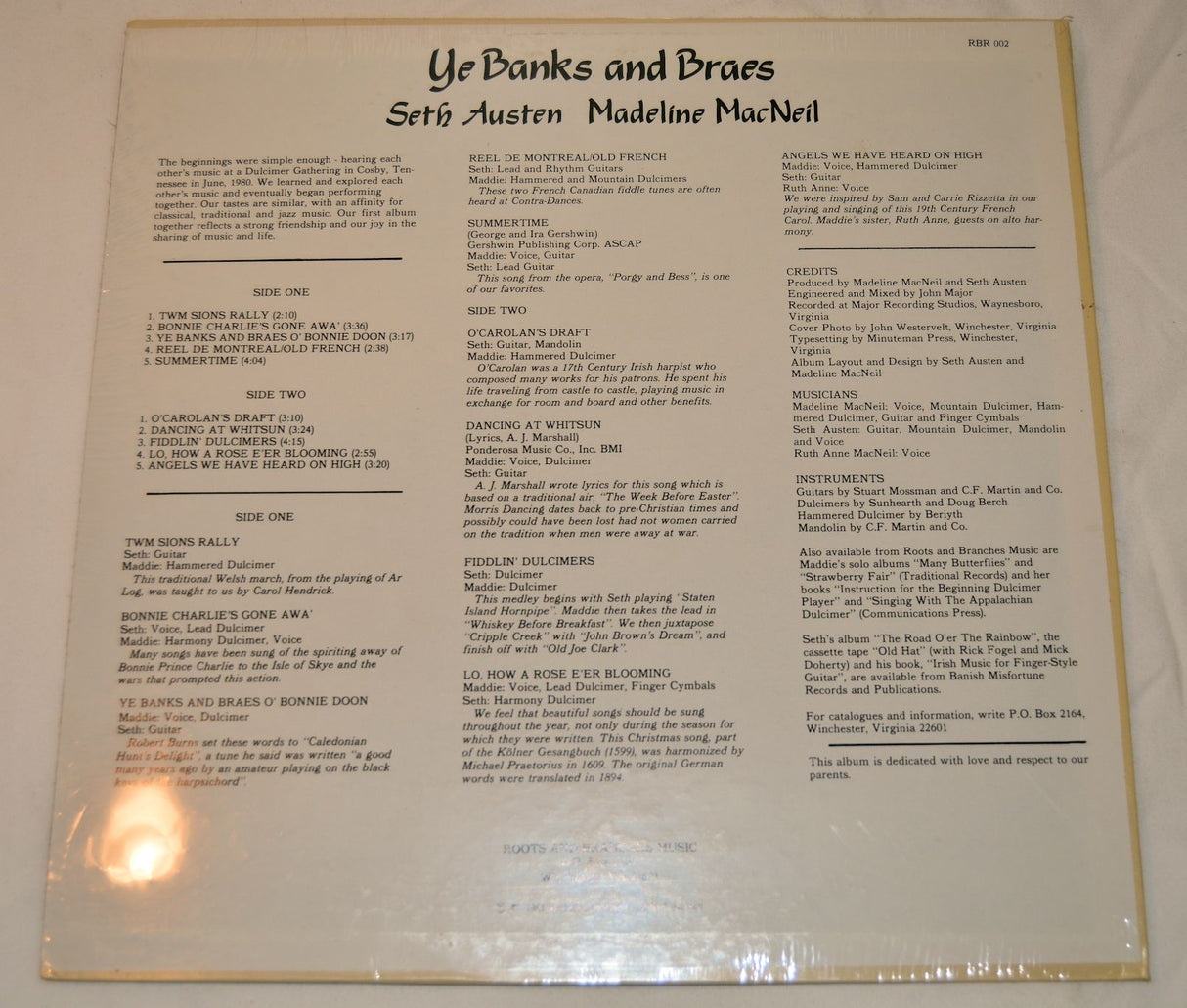 Austen, Seth/MacNeil, Madeline - Ye Banks And Braes
