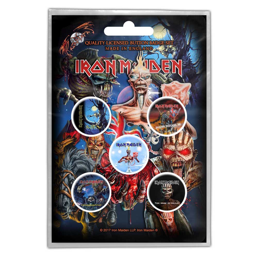Iron Maiden - Later Albums Button Pack
