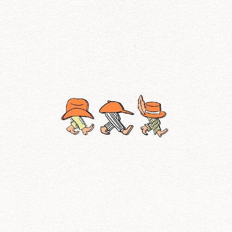 Album cover art for Bad Bad Hats - Walkman featuring a cartoon illustration of three characters wearing hats and sunglasses.
