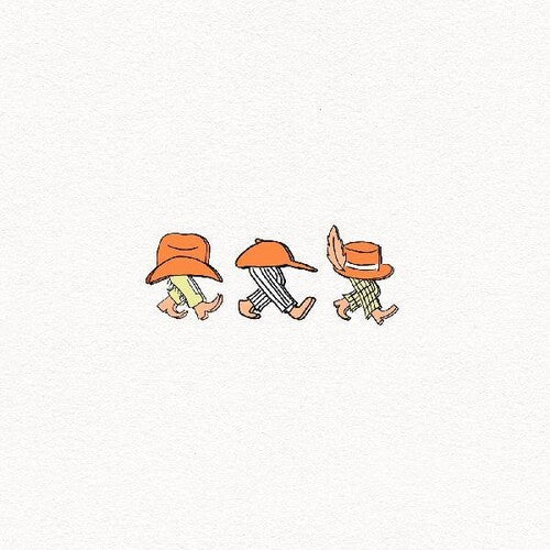 Album cover art for Bad Bad Hats - Walkman featuring a cartoon illustration of three characters wearing hats and sunglasses.
