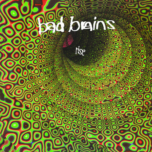 Album cover art for Bad Brains - Rise featuring a colorful, patterned design with the band's name and album title.