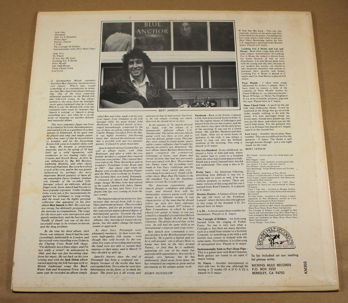 Jansch, Bert - A Rare Conundrum