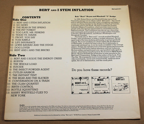 Bert And I - Stem Inflation