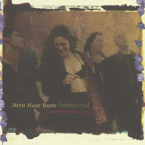 Limited edition vinyl record cover featuring the artist Beth Hart with the band. The cover displays a sepia-tone image of the artist with text overlay indicating the album 'Immortal' and the band name 'Beth Hart Band'.