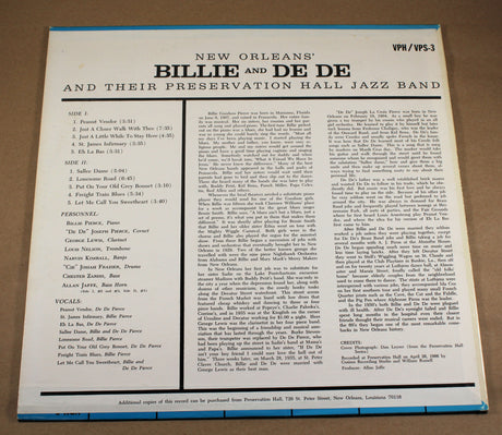 Billie & De De - Preservation Hall Jazz Band