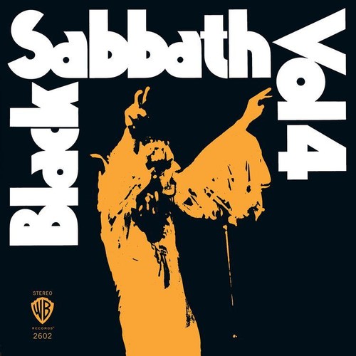 Black Sabbath - Vol. 4 Album cover for Black Sabbath - Vol. 4 featuring a silhouette of a person in orange against a black background.