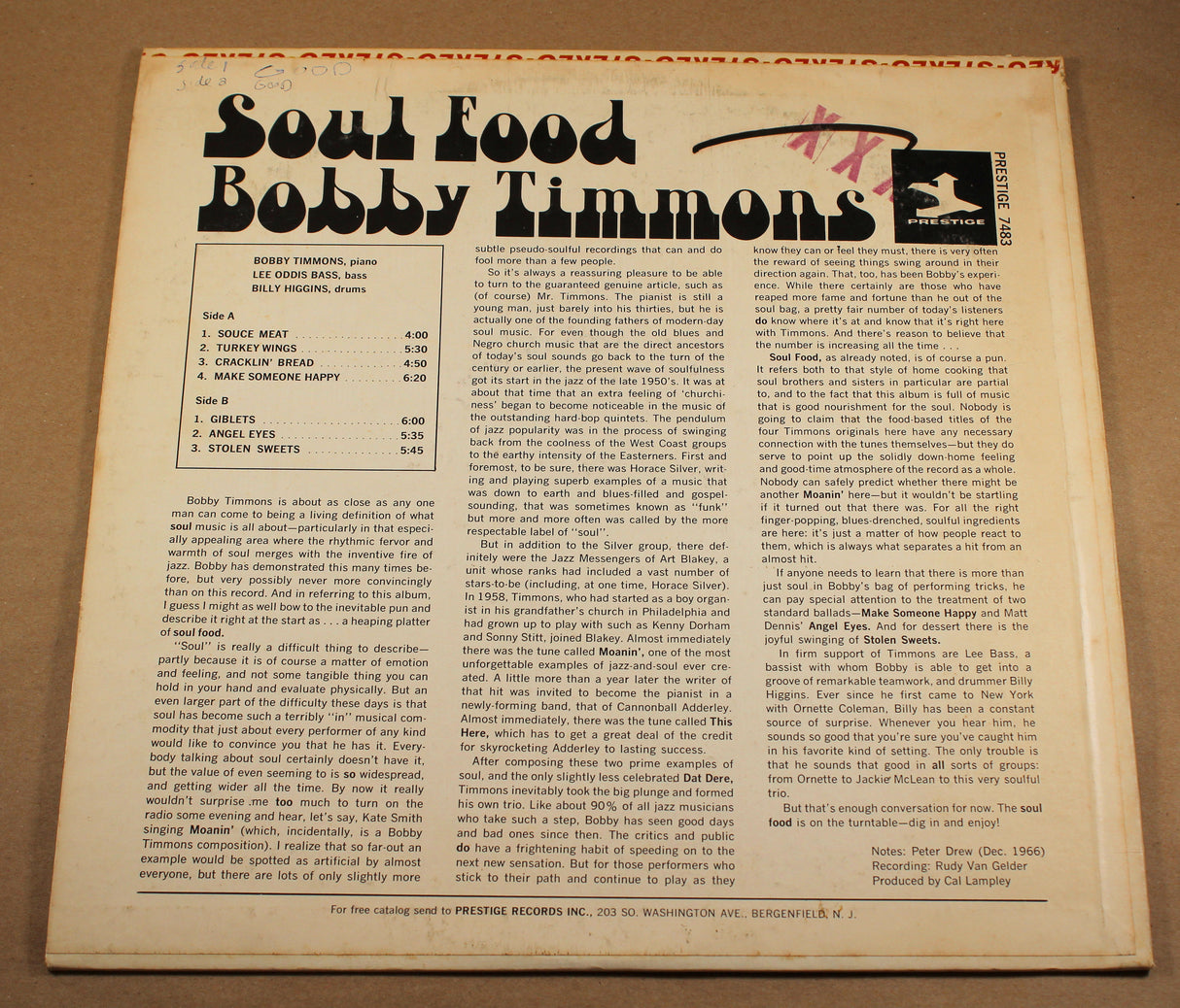 Timmons, Bobby - Soul Food