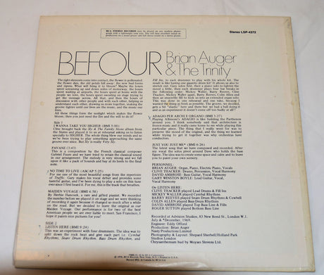 Auger, Brian & The Trinity - Befour