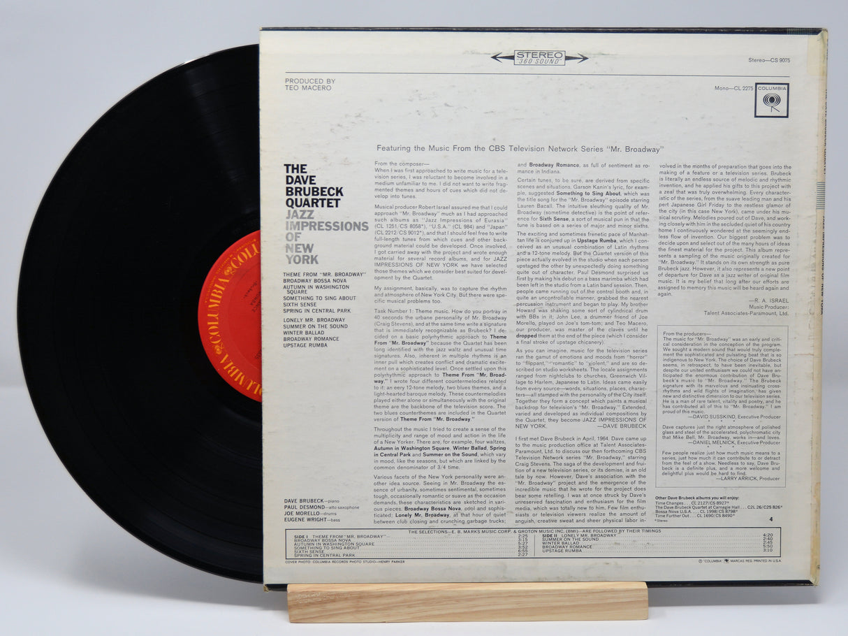 Brubeck, Dave - Jazz Impressions Of New York