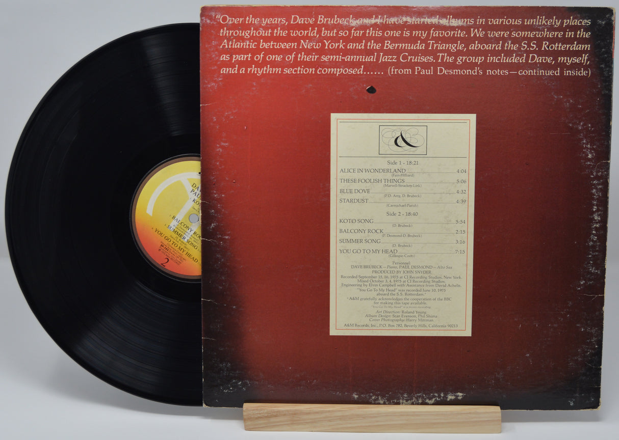 Brubeck & Desmond - 1975 Duets