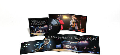 Vinyl record of Bruce Springsteen & E Street Band 1979 No Nukes Concerts showing the records and front & back covers.