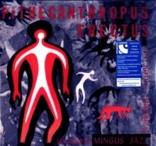 Album cover with abstract design and text, featuring a red and black figure.