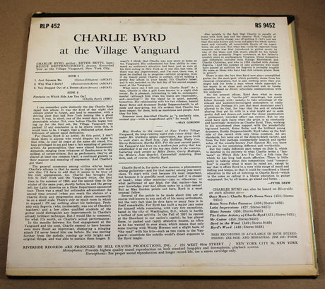 Byrd, Charlie - At The Village Vanguard