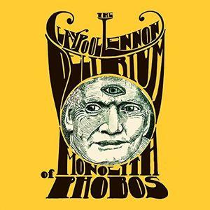 Album cover with a stylized face and text on a yellow background