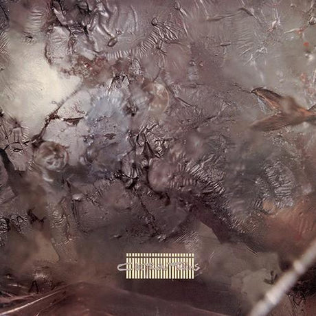 Album cover with abstract design and text in the center