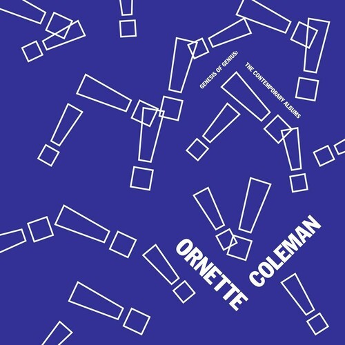 cover featuring blue and white exclamation marks 