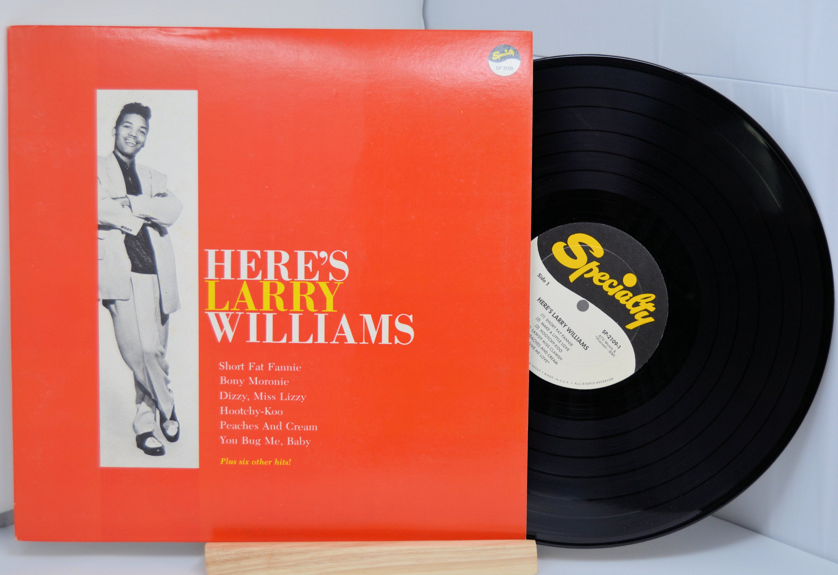 LP Larry Williams Here&amp;#039;s Larry Williams UPS682SPROMO SPECIALITY プロモ /00260 Larry Williams – Here's Larry Williams – Vinyl (LP, Album + 2 more
