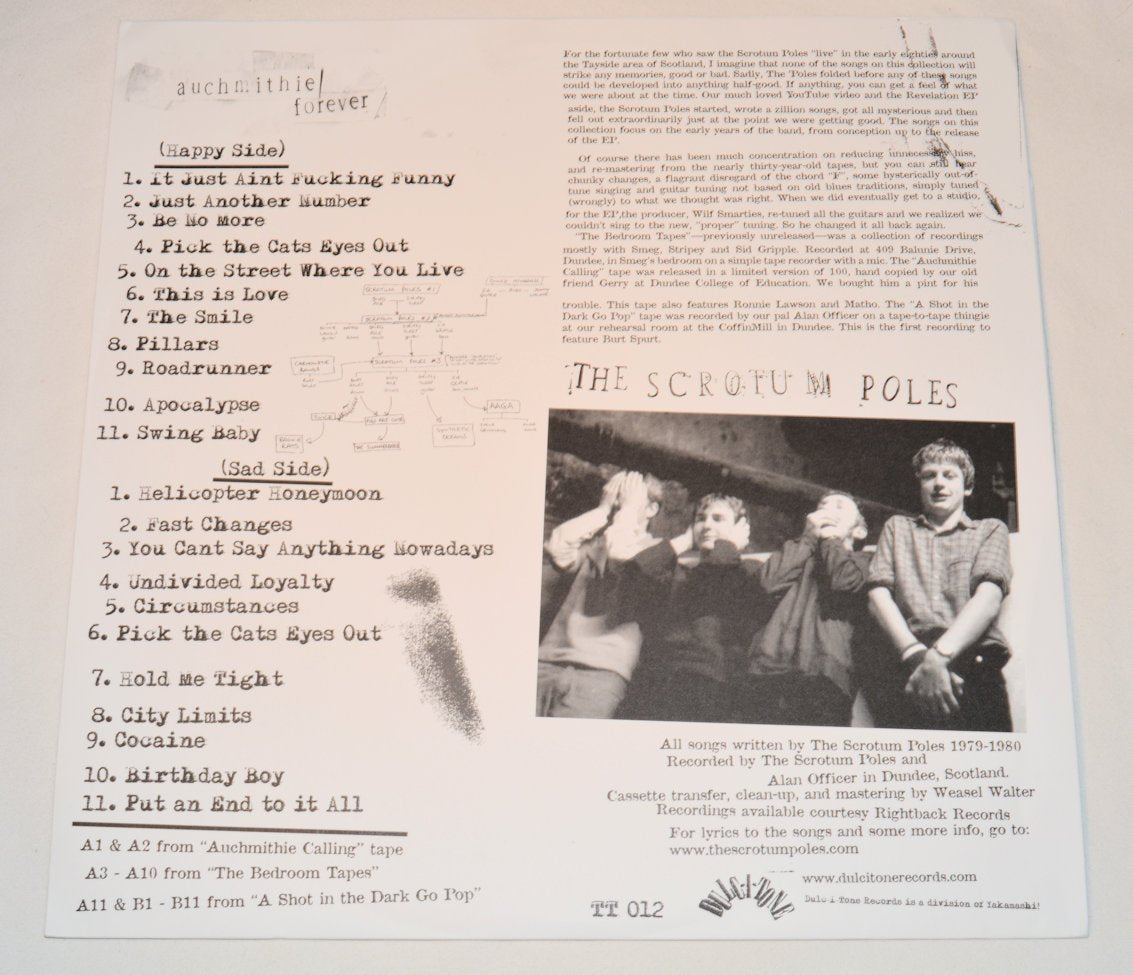 Scrotum Poles, The - Auchmithie Forever
