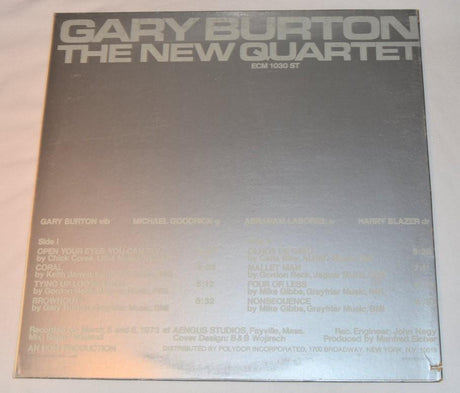 Burton, Gary - New Quartet