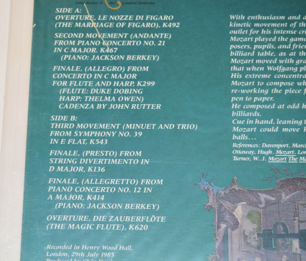 Mozart - Mozart Collection, John Rutter