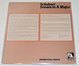 Rose, Jerome - Schubert Sonata In A Major