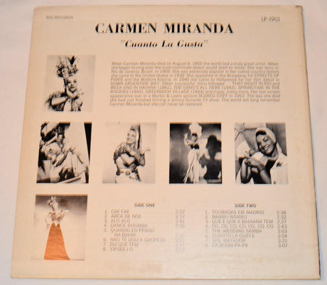 Miranda, Carmen - Cuanto La Gusta