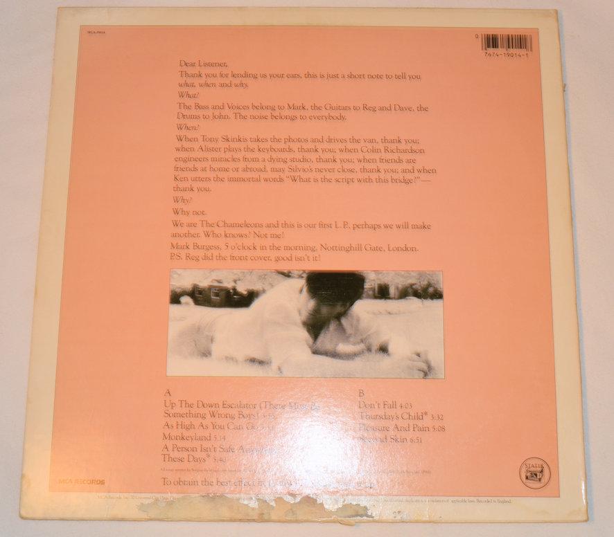 Chameleons U.K. - Script Of The Bridge