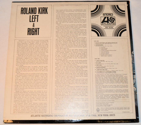 Kirk, Roland - Left & Right