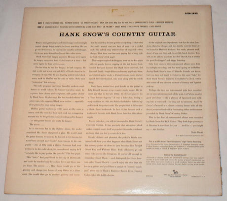 Snow, Hank - Country Guitar