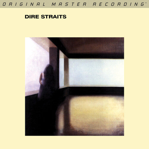 Album cover with a person's silhouette in a room, featuring the text 'Original Master Recording' and 'Dire Straits'.