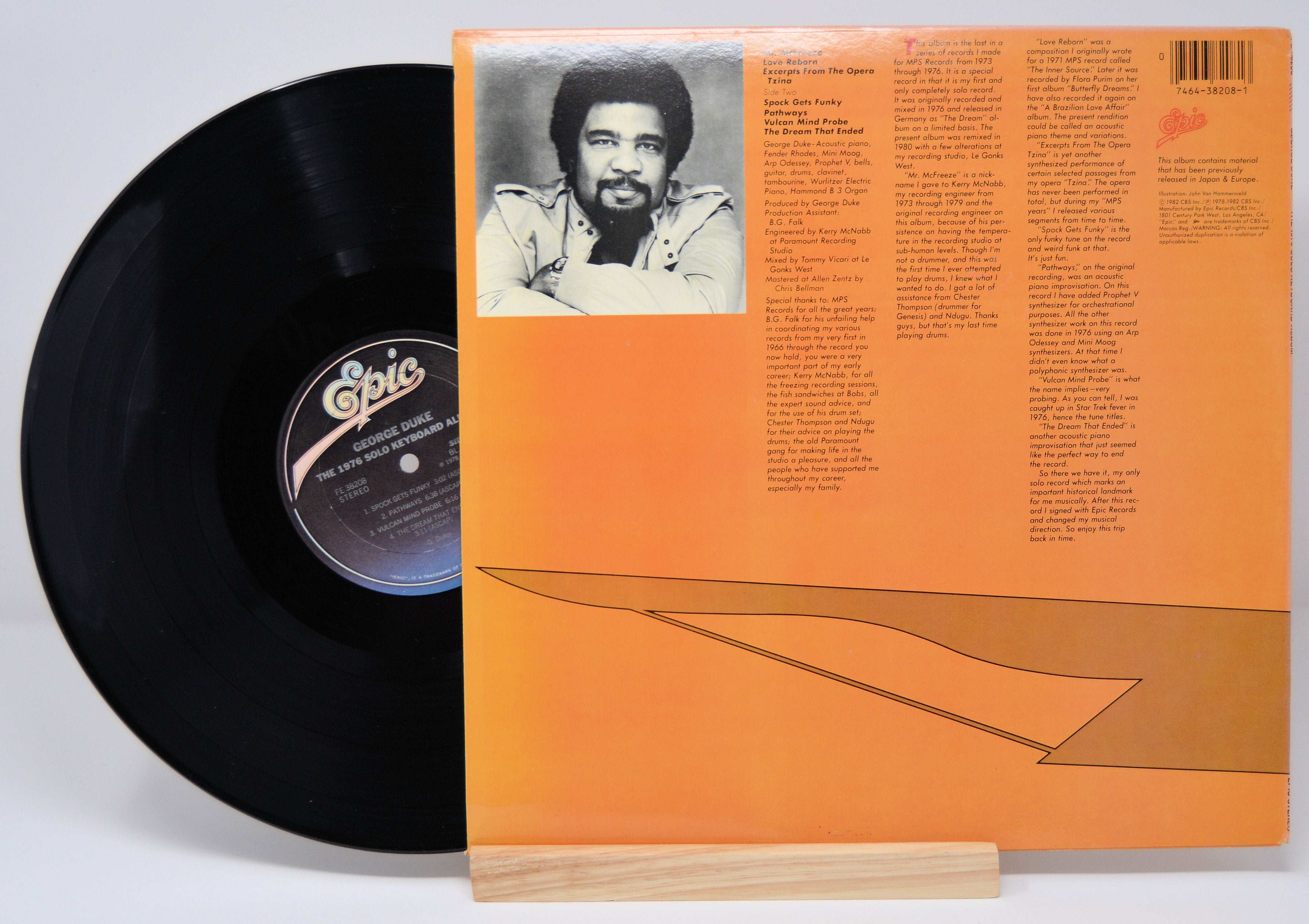George Duke – The 1976 Solo Keyboard Album – Cassette