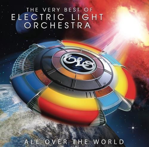 Album cover for 'The Very Best of Electric Light Orchestra: All Over the World' with colorful design and ELO logo.