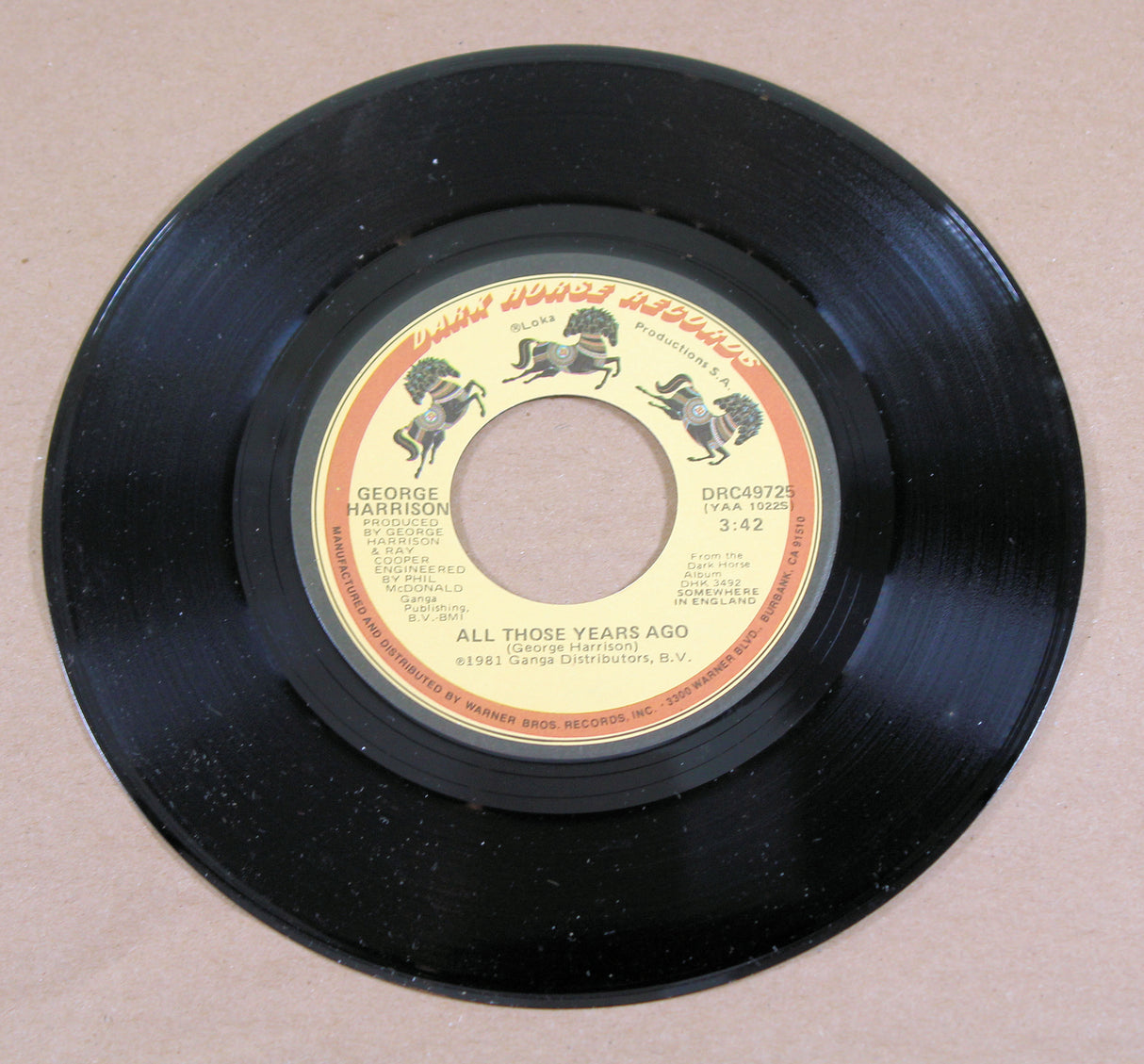 Harrison, George - All Those Years Ago