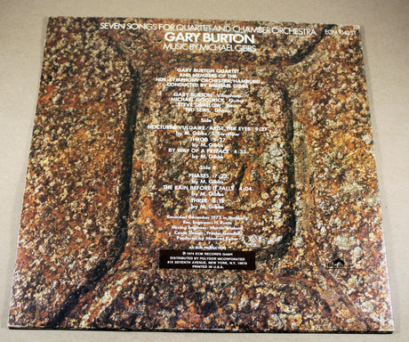 Burton, Gary - Seven Songs For Quartet