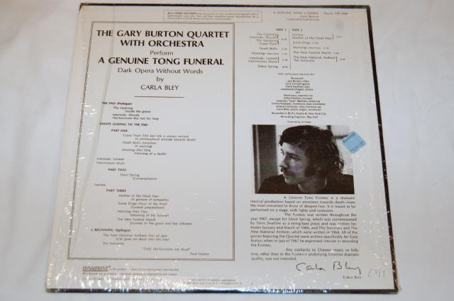 Burton, Gary Quartet - A Genuine Tong Funeral