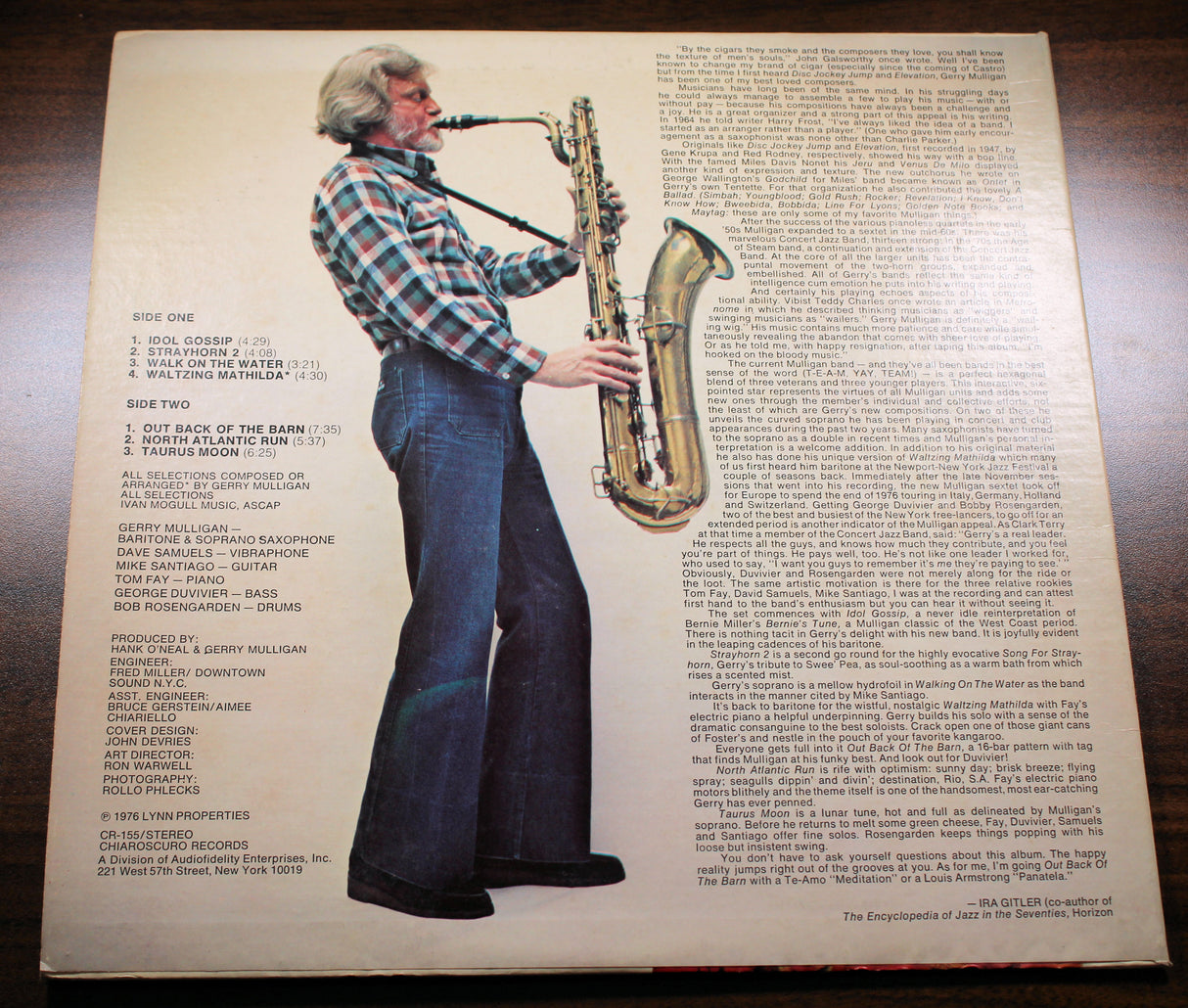 Mulligan, Gerry - Idol Gossip