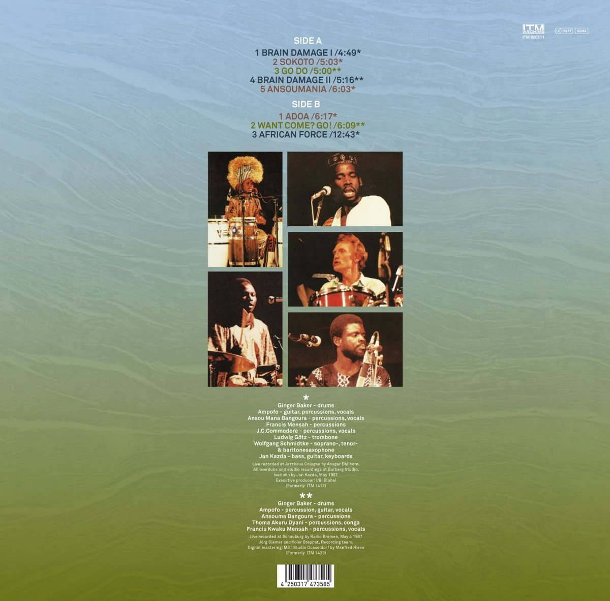 Baker, Ginger - The African Force