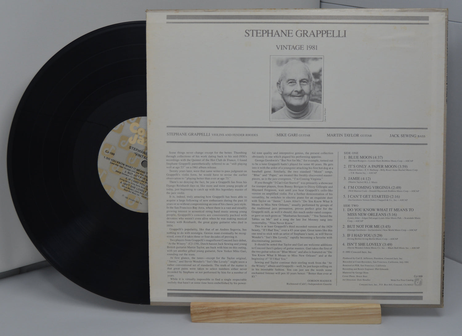Grappelli, Stephane - Vintage 1981