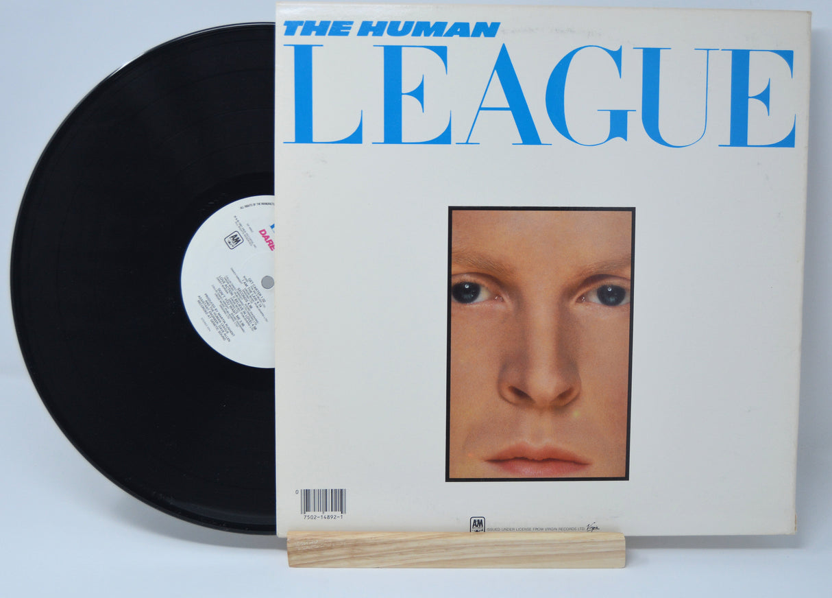 Vinyl record titled Dare by Human League showing the back cover.