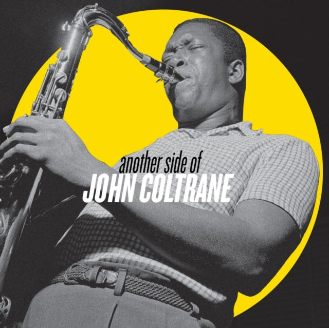 Album cover featuring a saxophonist playing with 'Another Side of John Coltrane' text.