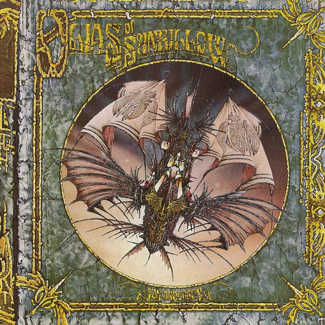 Illustrated artwork front cover of Yes frontman Jon Anderson release titled 'Olias of Sunhillow'.