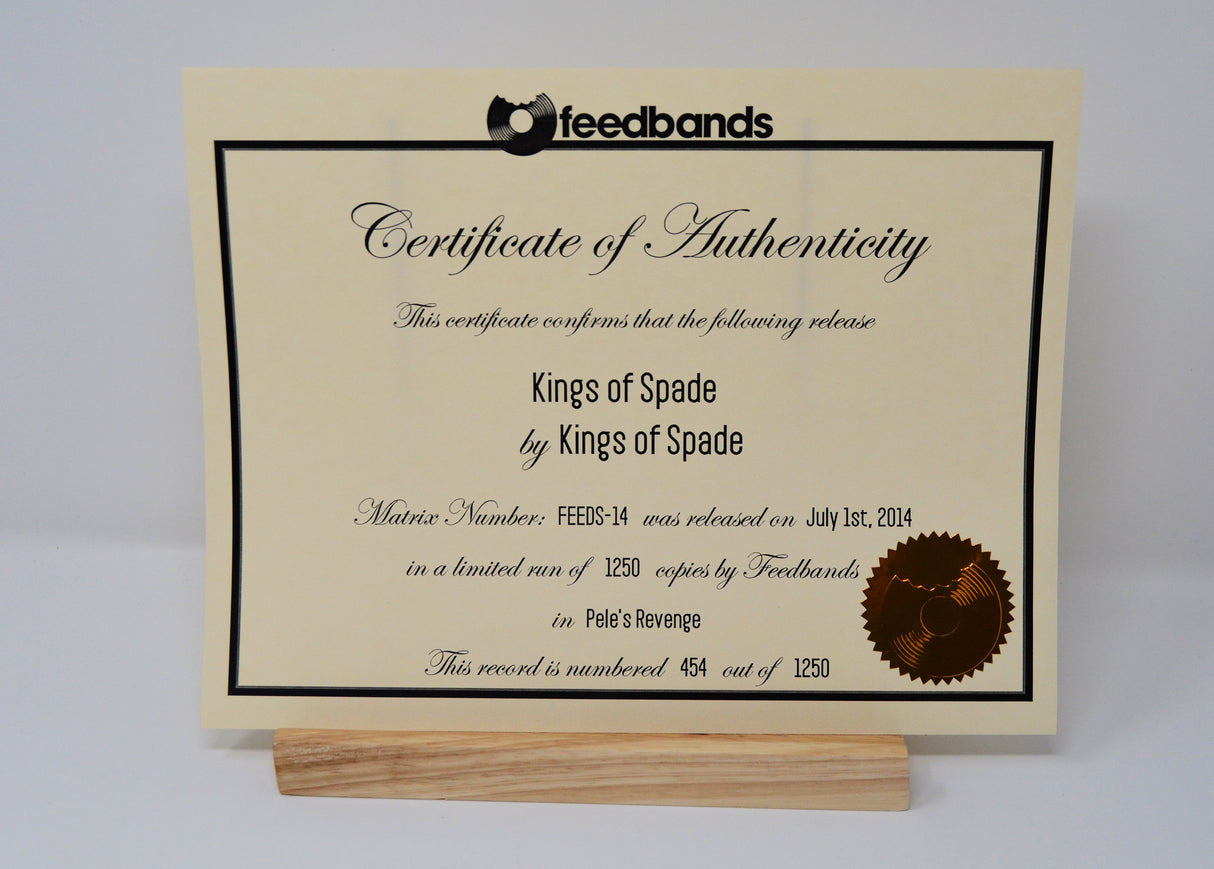 Kings Of Spade - Self Titled