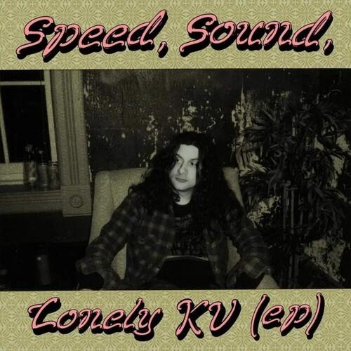 Album cover with text 'Speed, Sound, Lonely KV (ep)' featuring a person sitting indoors.