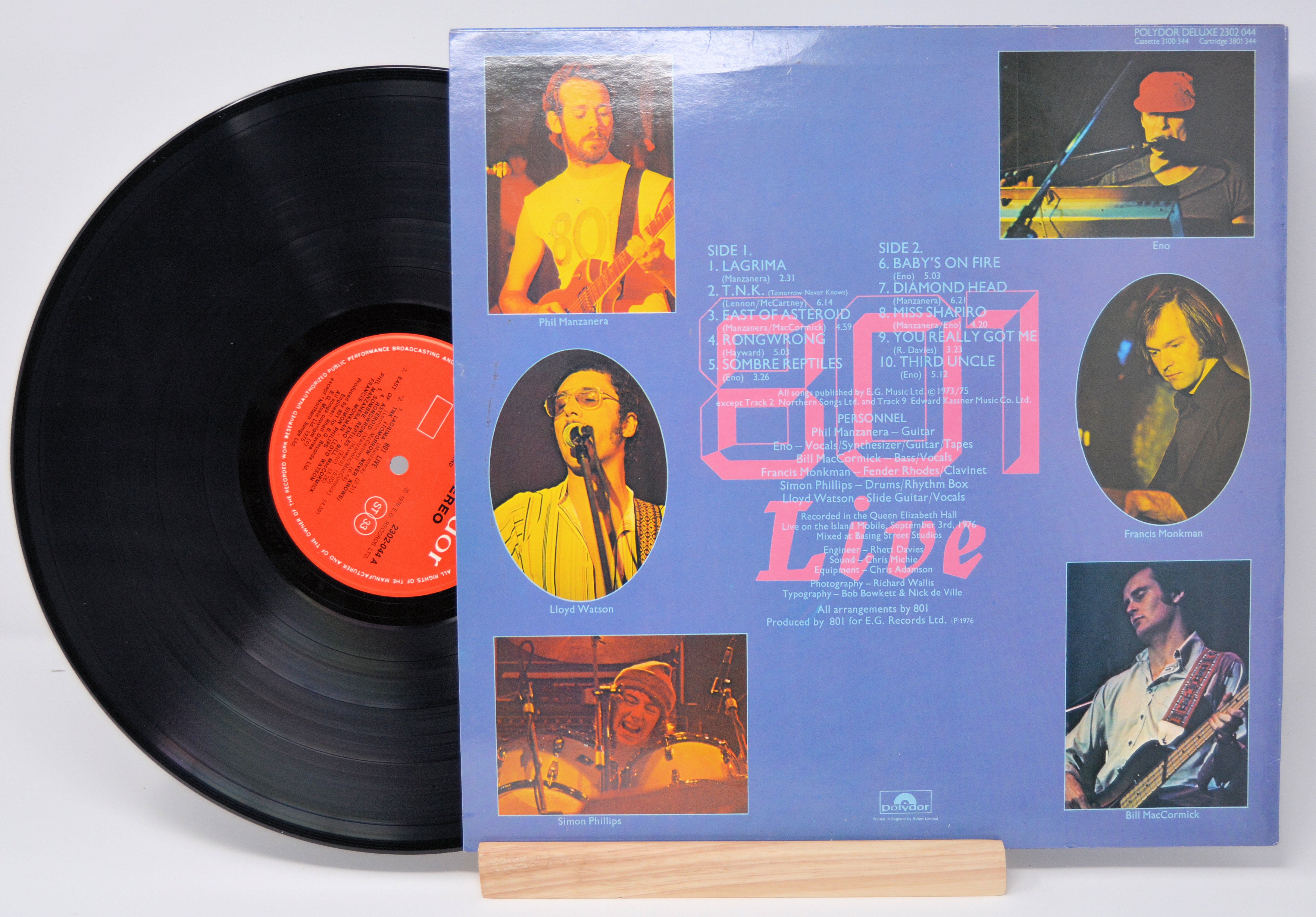 Manzanera, Eno - 801 Live, Vinyl Record Album LP – Joe's Albums