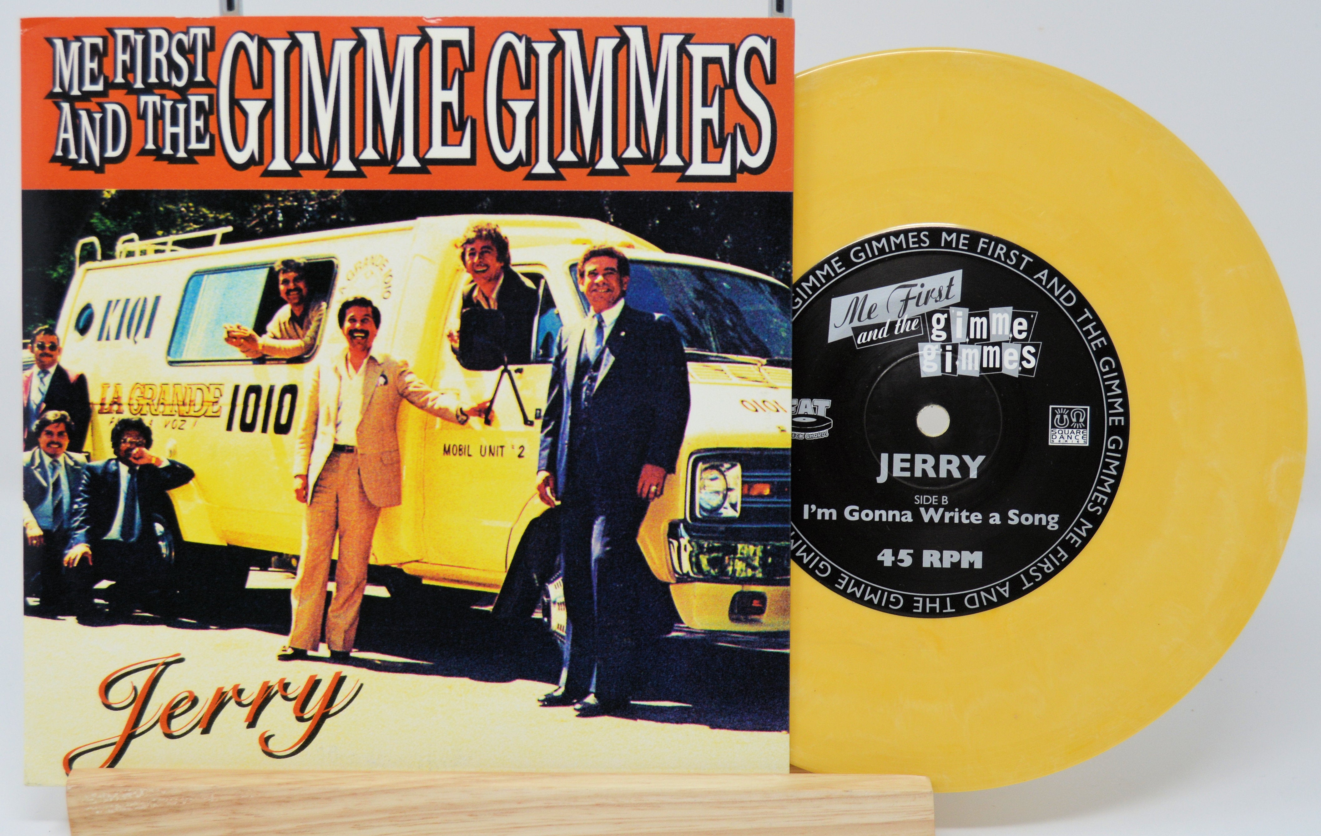 Me First And The Gimme Gimmes ‎– Jerry, Yellow Colored